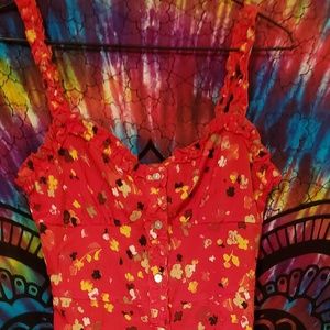 Womens floral print dress